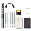 T65 Smart Soldering Iron with 6PCS Iron Heating Cores Fast Heating 65W Adjustable Temperature 150~450℃ Auto Sleep PD+QC