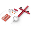 Table Saw Dial Indicator Gauge Tool with 22 Dial Indicator Tips Alignment System A-Line It Basic Kit Saw Table Aligning