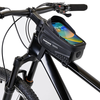 TAKEZERO 1L Bicycle Bag Waterproof Bike Phone Holder Frame Front Tube Cycling Bag Phone Case Support for 4.7-6.8 Inch To