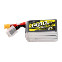 Tattu R-Line Version 6.0 22.2V 1480mAh 160C 6S ST Lipo Battery XT60 Plug for SpeedyBee Master 5 V2 DarwinFPV CineApe35 6