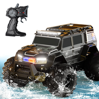 TCS33 1/14 2.4G 4WD 4CH Waterproof RC Car Amphibious Police Off-Road Vehicle Toys