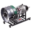 Teching DM119 DIY Twin-spool Turbofan Engine Model Assembly Kit 1/10 Electric Aircraft Jet Engine 15in Physics Experimen