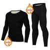 TENGOO 2Pcs Men Winter Thermal Wear,  Thermal Underwear Set,  Thermal Base Layer Set,  Warmth Slim Body and High Elasticity