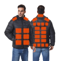 TENGOO 4 Control 27 Zone Smart Heating Cotton Jacket DC-USB Dual Interface Men