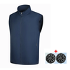 TENGOO Air Conditioning Clothing Vest 3-Gears Wind Speeds Sun Protection Cooling Vest USB Charging Continuous Cooling Ja