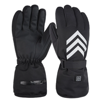 TENGOO Electric Heated Gloves Waterproof Winter Gloves Heated Ski Gloves Warm Touching Screen Gloves Keep Warm Outdoor M