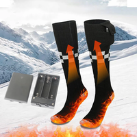 TENGOO Electric Heated Socks For Men Women Heat Cotton Socks Power Winter Warm Long Socks Foot Warmers For Cold Weather