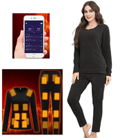 TENGOO HDA-20 Heating Underwear Pant Set Whole Body Heating Temperature APP Control Thermal Long Sleeves Trousers Men Wo
