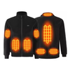 TENGOO HJ-08 Heated Jacket 8 Heating Zones Winter Smart USB Fleece Coat Electric Heating Warm Cotton-Padded Washable Out