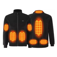 TENGOO HJ-08 Heated Jacket 8 Heating Zones Winter Smart USB Fleece Coat Electric Heating Warm Cotton-Padded Washable Out