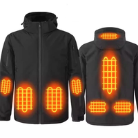 TENGOO HJ-08A SmartHeated Jacket 8 Heating Zones USB Heating Cotton-Padded Vest 100% Polyester Electric Heating Clothe