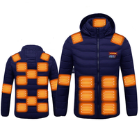 TENGOO HJ-25B Heating Jacket 25 Heated Areas Coat USB Charging Winter Warm Windproof Outdoor Hiking Camping Electric Hea