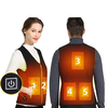 TENGOO HS-05 V-neck Slimming 5 Areas Smart Heating Vest 3 Gear Temperature USB Charging Winter Warmth Cold-proof Waistco