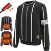 TENGOO HS-08A Heated Sweater 8 Heating Zones 3 Temperature Level Control Washable USB Electric Heating Thermal Shirt for