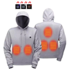 TENGOO HS05G Smart Heated Sweatshirt 5 Heating Areas Quick Heating USB Rechargeable Washable Safety Fashion Oversize Jac