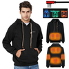 TENGOO HS07B Smart Heated Sweatshirt 7 Heating Areas Quick Heating USB Rechargeable Hooded Pullover Plush Thickened Fash