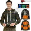 TENGOO HS07C Smart Heated Sweatshirt 7 Heating Areas Quick Heating USB Rechargeable Camouflage Hooded Pullover Fashion O