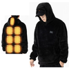 TENGOO HS09 Smart Heated Hoodies Sweater 9 Heating Areas Quick Heating USB Rechargeable Washable Safety Fashion Oversize