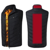 TENGOO HV-02 Unisex 2 Places Heating Vest 3-Gears Heated Jackets USB Electric Thermal Clothing Winter Warm Vest Outdoor