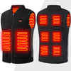 TENGOO HV-08 Heated Vest 8 Heating Areas USB Charging 3 Gear Temperature Control Plush Windproof Outdoor Winter Warm Clo