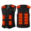 TENGOO HV-16A Fashion Unisex Heated Vest - 16 Heating Zones,  3-Level Control,  USB Charging,  Smart Electric Heating Jacke