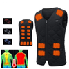 TENGOO HV-20 Uniex Smart Electric Heated Vest,  20 Heating Areas,  Washable,  USB & DC Rechargeable, Winter Soft Thermal O