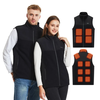 TENGOO HZ-13 13 Areas Heating Vest Zipper Adjustable Size 3-Gears Heated JacketsUSB Electric Thermal Clothing Winter W