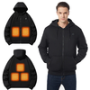 TENGOO HZ05 Smart Heated Zipper Hoodies Sweatshirt 5 Heating Areas Quick Heating USB Rechargeable Washable Safety Fashio