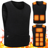 TENGOO HZB-11 11 Areas Heated Vest Men Women USB Electric Self Heating Vest with Adjustable Belt Warming Waistcoat Heate