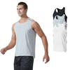 TENGOO Sports Fitness Sleeveless Shirt Quick Dry Fashion Breathable Men Tank Tops Training Shirts Training for Gym Worko