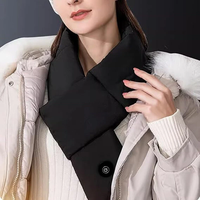 TENGOO Winter Intelligent Heated Scarf Neck Protection USB Electric Heating Shawl Feather Cold Warm Neck 3 Gear Heating