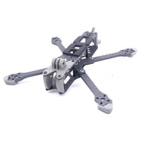 TEOSAW Dipper 5 230mm Wheelbase 5mm Arm Thickness X Type 5 Inch Freestyle Frame Kit Support VISTA / DJI Air Unit for RC