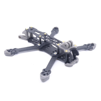 TEOSAW Mark 3 145mm Wheelbase 4mm Arm Thickness Carbon Fiber3 Inch Freestyle Frame Kit Support VISTA Air Unit for RC Dro