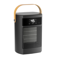 Tevorex 1500W Desktop Space Heater with Digital Display Quiet Rapid Heating,  High-Power PTC Warm Fan for Home & Office