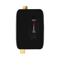 Tevorex 3800W 220V Tankless Electric Water Heater,  Smart Wall-Mounted Instant Shower Heater with Adjustable Thermostat f