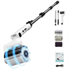 Tevorex 4 in 1 Electric Cleaning Brush Electric Rotary Floor Scrubber Wireless Cordless 360 Adjust Extension Handle Home