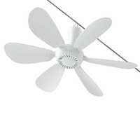Tevorex 5 / 6 / 8 Leaves Electric Ceiling Fan Silent Low Noise Energy Saving with Remote Cable Lightweight Portable for