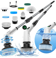 Tevorex 9 in 1 Multifunctional Handheld Electric Cleaning Brush With Telescopic Function,  Bathroom Floor And Kitchen Cle