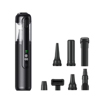 Tevorex Cordless Handheld Car Vacuum with Green Light, 16000PA Suction, USB Rechargeable,  Brushless Motor,  Digital Display