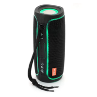 T&G TG288 Portable Speaker bluetooth Speaker 360° Stereo Deep Bass RGB Light IPX6 Waterproof TWS Pairing Hands-free Call