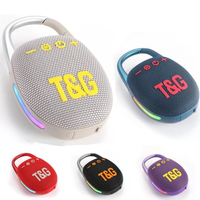 T&G TG447 Portable bluetooth 5.3 Speaker Wireless Speaker Subwoofer 45mm Drivers TWS 1200mAh LED Light Support TF Card U