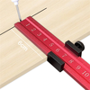Thickened Aluminum Plate Positioning Block Limited Positioning Measure Multifunctional Woodworking Aluminum Alloy Ruler