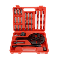 Three Jaw Bearing Puller Extractor Tool Carbon Steel Adjustable Multi Function Auto Repair Corrosion Resistant Tan Coati