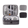 Three Layer Large Capacity Storage Bag Digital Organizer Multifunctional Earphone Charger Data Cable Digital Product Bus