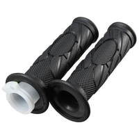 Throttle Twist Tube Handlebars Grips 22mm 7/8inch Universal Soft Rubber Motorcycle