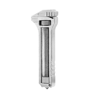 Titanium Strength Compact CNC Machined Multitool with Bottle Opener Tungsten Attack Head Nail Puller Caliper Lightweight