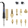 Toaiot Heat Insert Nut Iron Tip Hot Melt Heat Set Insert Tool Soldering Iron Tip 3D Printing Modify Finishing Brass Thre