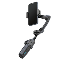 TOKQI M05 Handheld Gimbal 3-Axis Mobile Phone Stabilizer Built-in Telescopic Rod with Wireless Remote for Phones Shootin