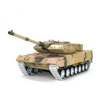 Tongde Model Leopard 2A7 1/16 2.4G RC Main Battle Tank Smoke Sound Recoil Shooting LED Light Simulated Vehicles Models R