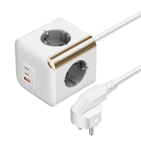 Toocki C27A Cube EU Socket 33W GaN Power Strip 7-in-1 USB-C Port 4000W 4AC Outlet 2USB-C 1USB-A Desktop Charging Station